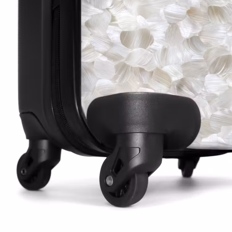 Suitcase - White - Brush strokes - Relief effect — 7