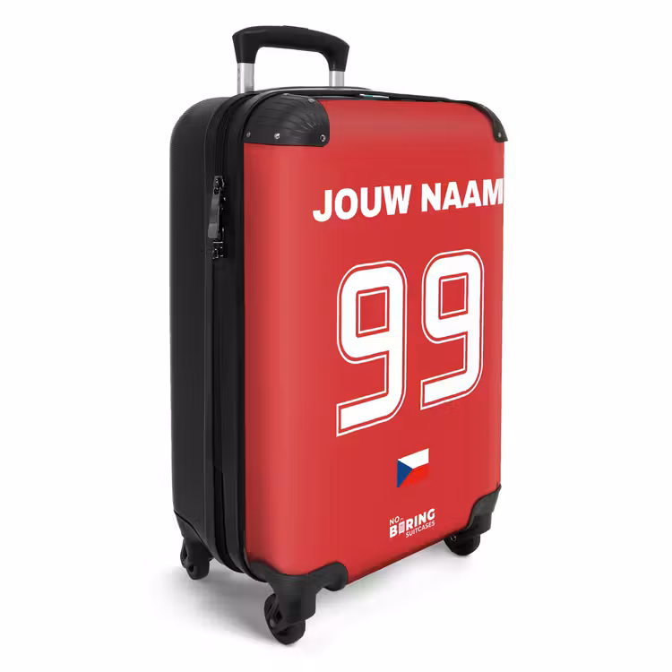 Suitcase - Czech Republic home jersey — 2