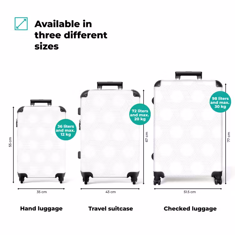 Suitcase - Graphic - Pattern - Modern — 3