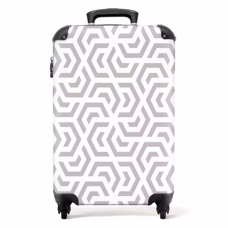 Suitcase - Graphic - Pattern - Modern - Hexagon — 1
