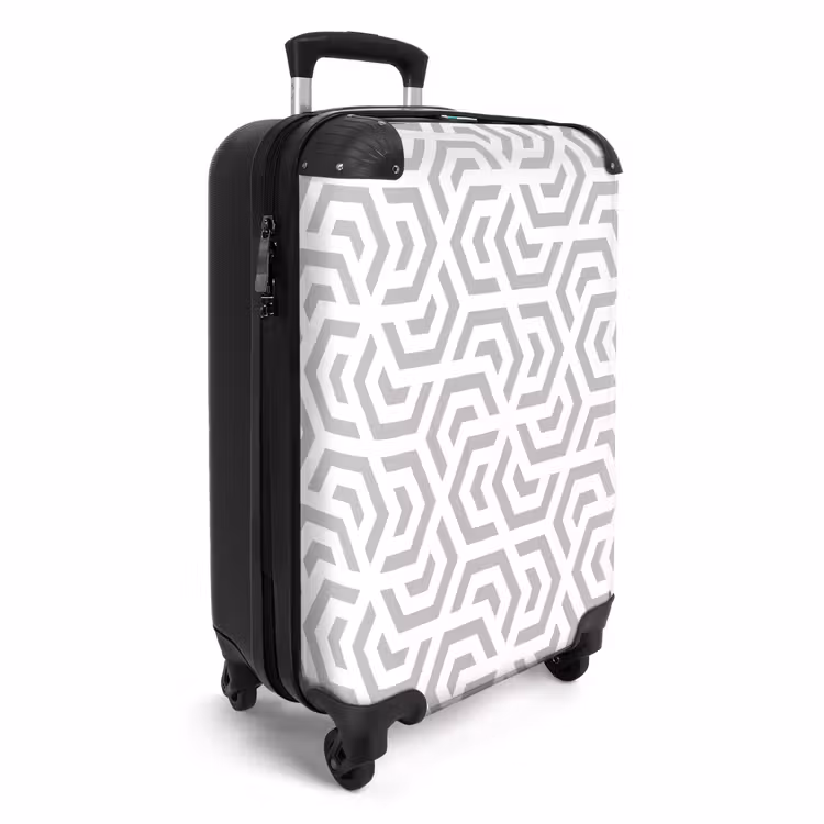 Suitcase - Graphic - Pattern - Modern - Hexagon — 2