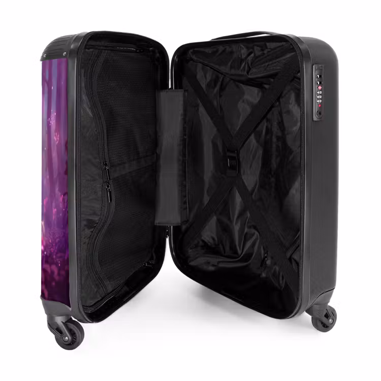 Suitcase - Unicorn Surrounded by Purple Nature — 4