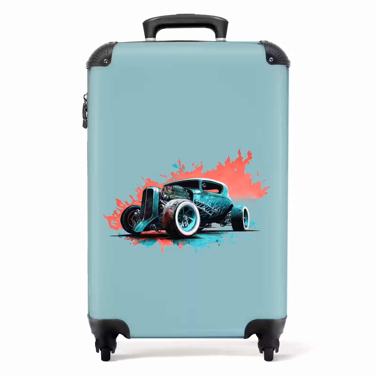 Suitcase - Hotrod turquoise — 1