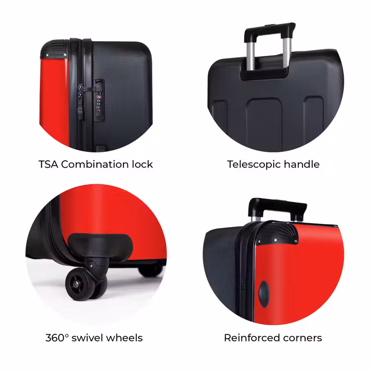 Suitcase - Henry - Red - Vacuum Cleaner — 7