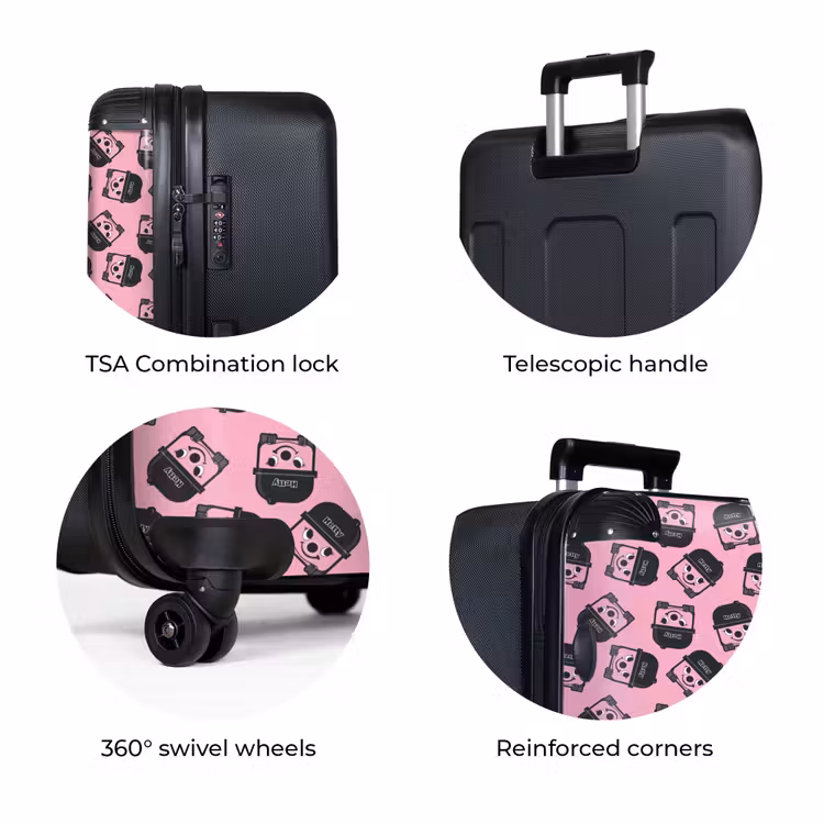 Suitcase - Hetty - Pink - Vacuum Cleaner — 7