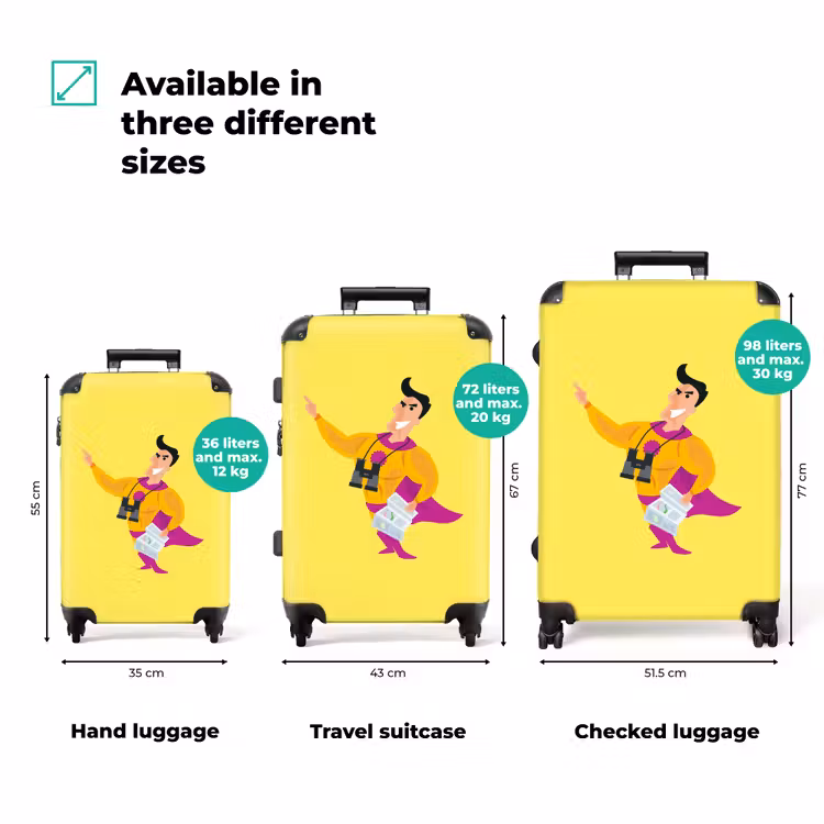 Suitcase - HolidayDiscounter - Tourguide - Cartoon — 3