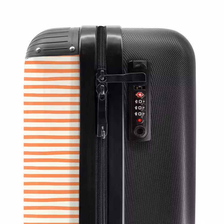 Suitcase - Stripe pattern orange — 6