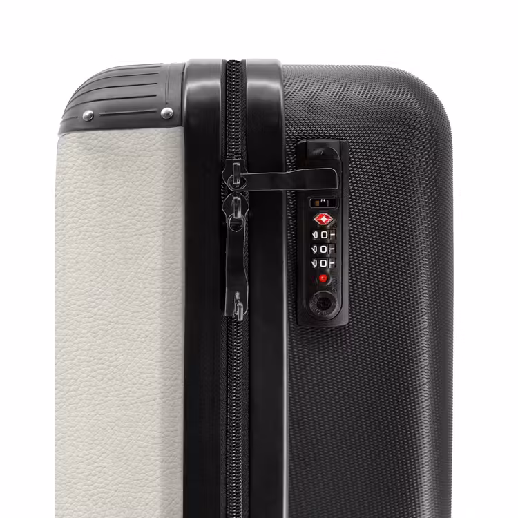 Suitcase - Wit leer patroon — 6