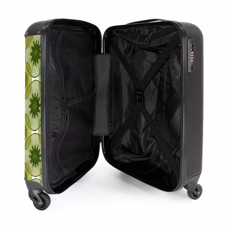 Suitcase - Circles - Pattern - Green — 5