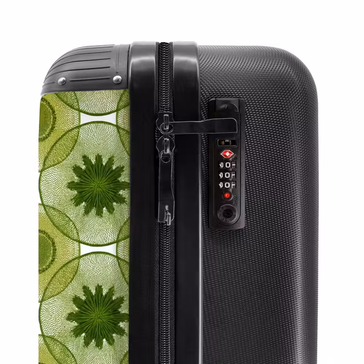 Suitcase - Circles - Pattern - Green — 6
