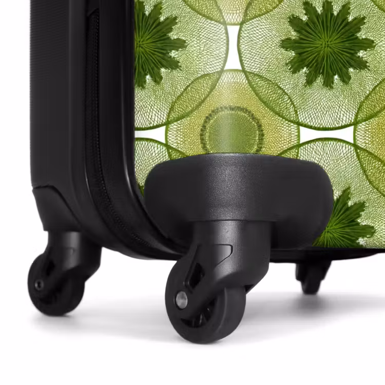 Suitcase - Circles - Pattern - Green — 7