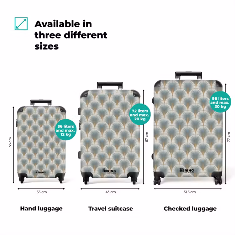 Suitcase - Fan - Classic - Blue — 1