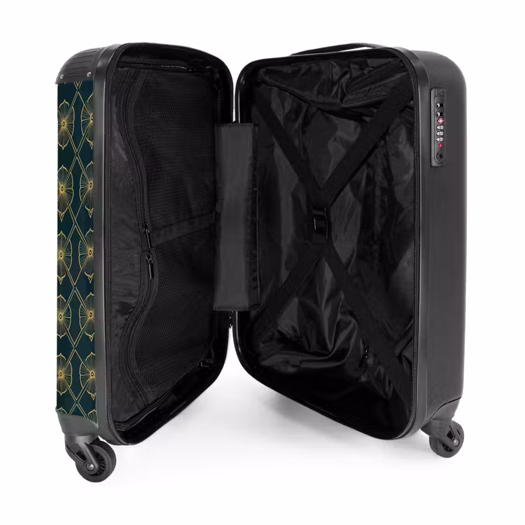 Suitcase - Geometric - Elegant - Green — 5