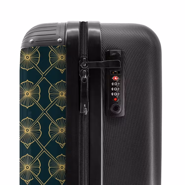 Suitcase - Geometric - Elegant - Green — 6