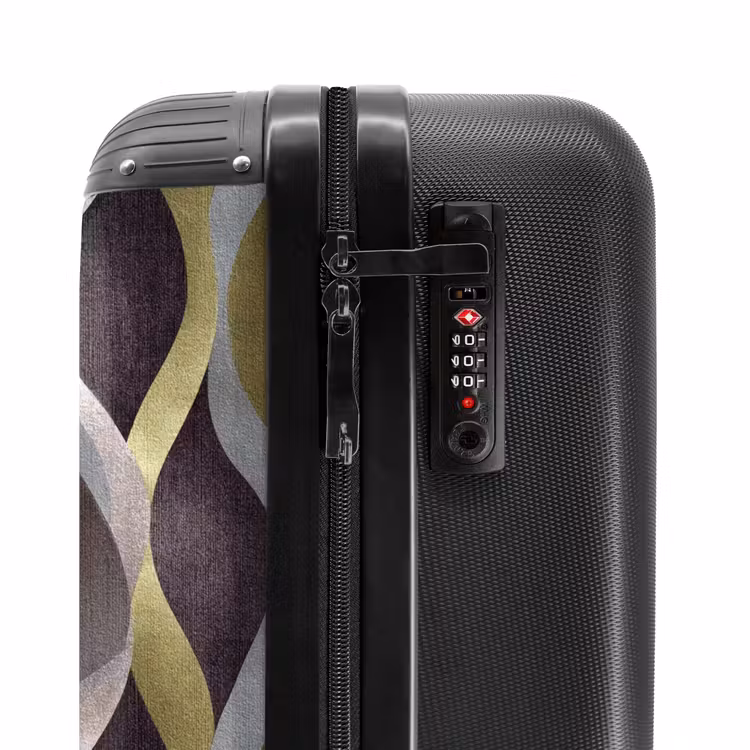 Suitcase - Retro - Orbits - Colorful — 6