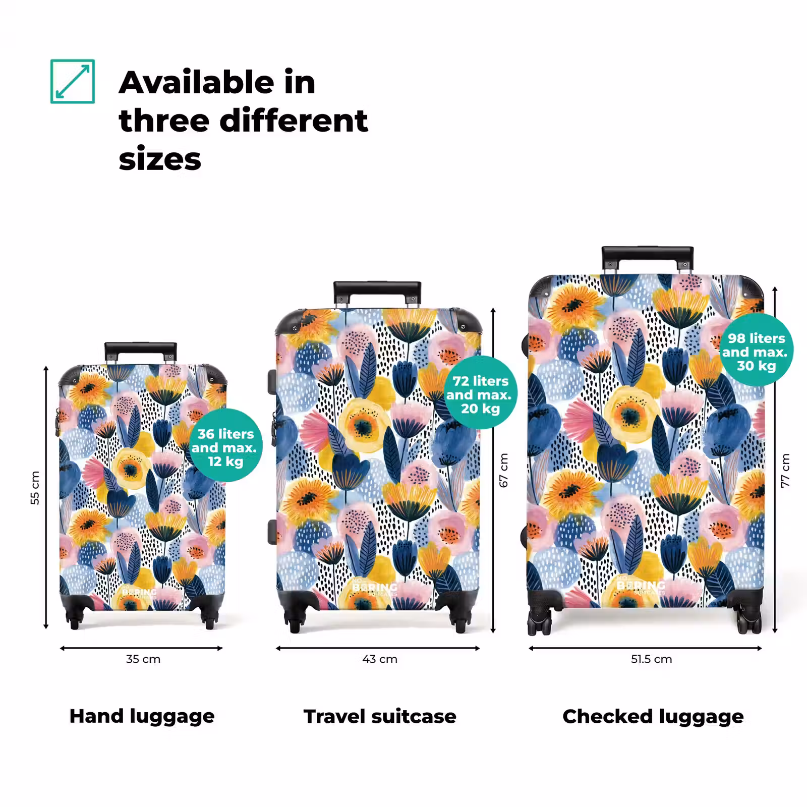 Suitcase - Creative - Pattern - Colorful — 1