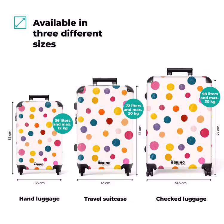 Suitcase - Circles - Playful - Colorful — 1