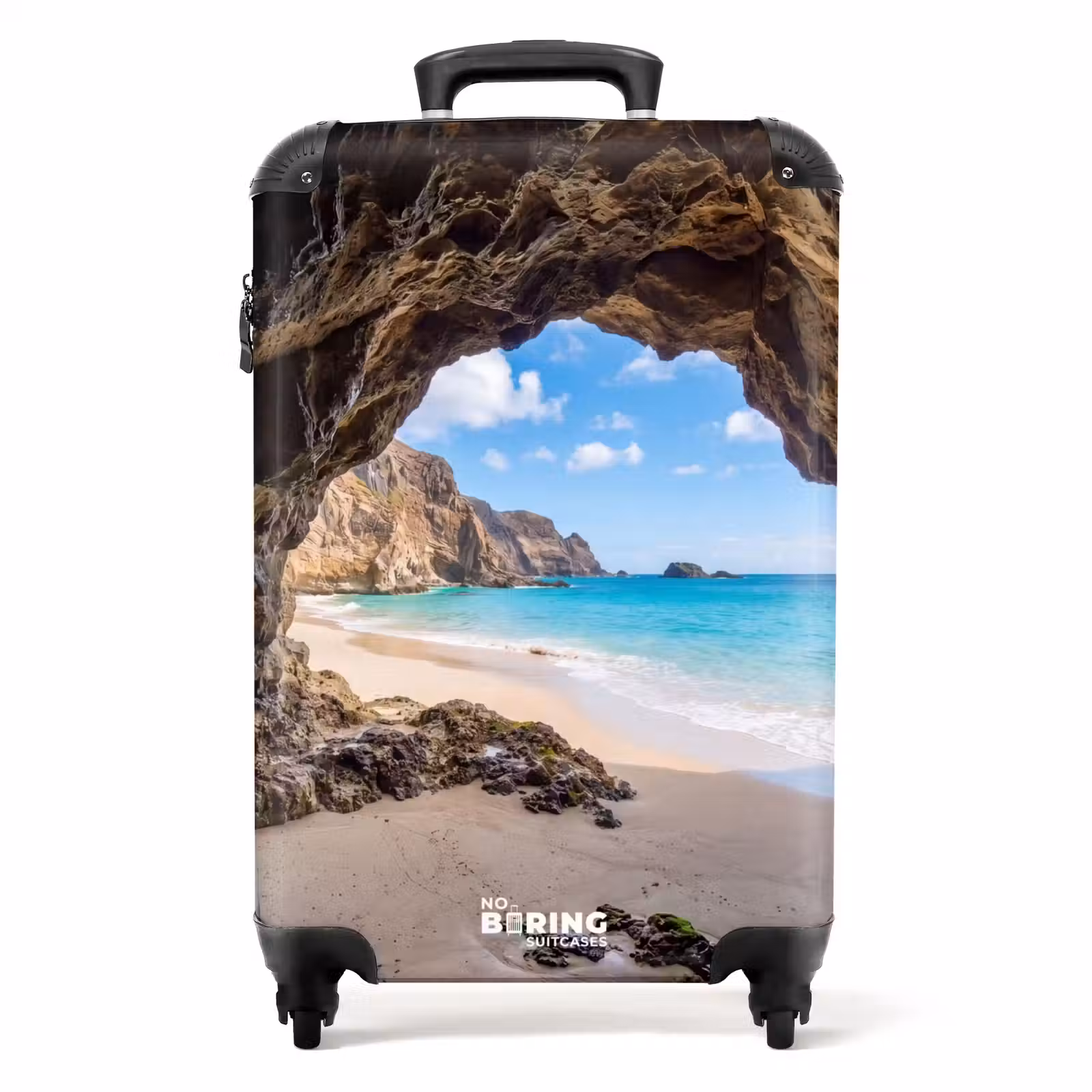 Suitcase - Cave - Beach - Sea - Blue — 1