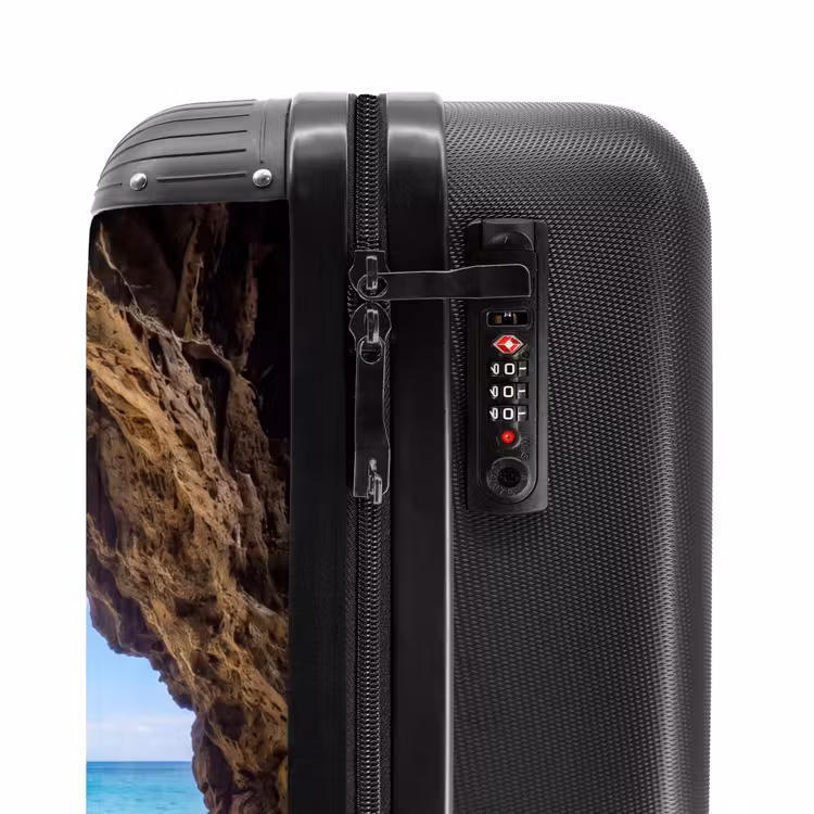 Suitcase - Cave - Beach - Sea - Blue — 6