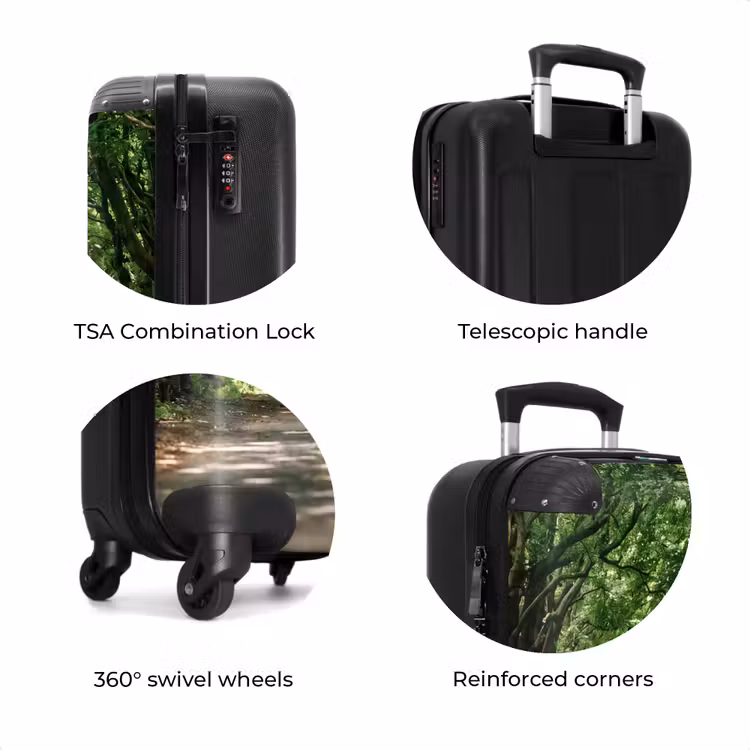 Suitcase - Road - Trees - Nature - Greenery — 8