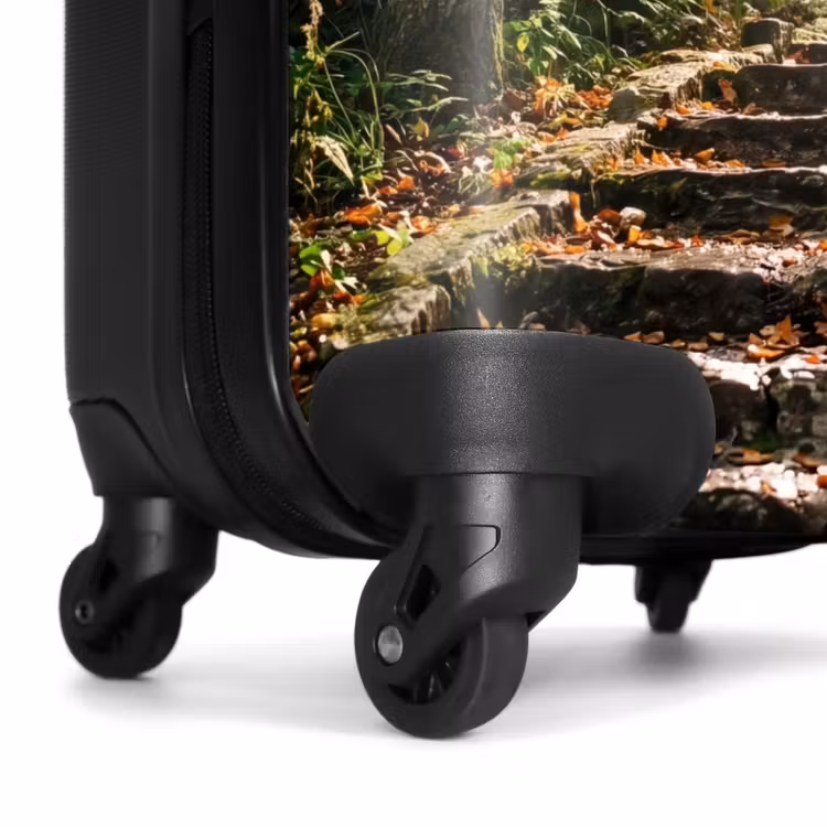 Suitcase - Rocks - Stairs - Forest - Nature — 7