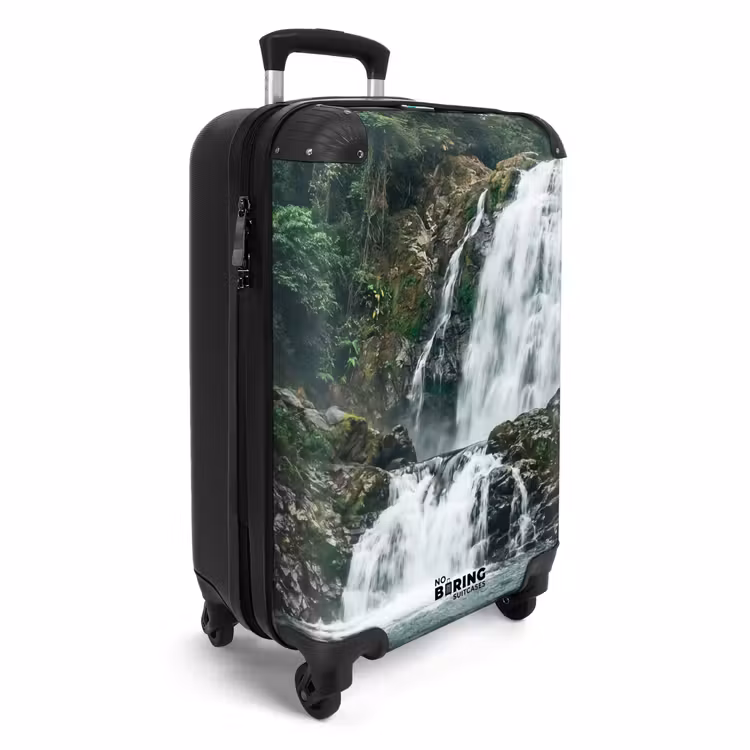 Suitcase - Waterfall - Forest - Nature - Greenery — 2