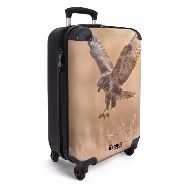 Suitcase - Buzzard - Bird of Prey - Nature - Brown — 2