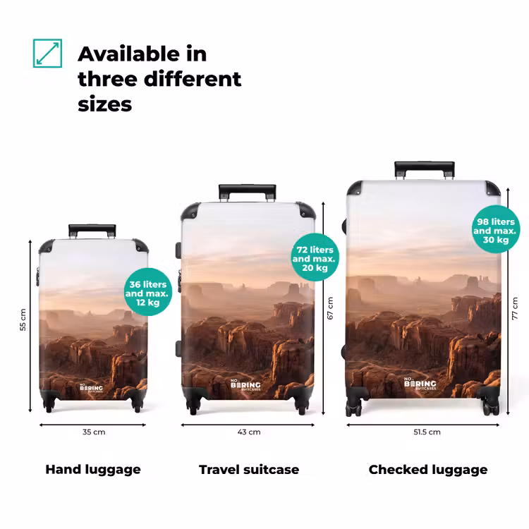 Suitcase - Desert - Landscape - Nature — 3