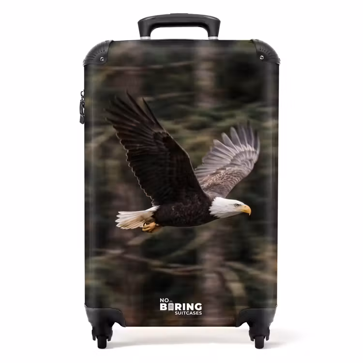 Suitcase - Eagle - Flying - Forest - Nature — 1