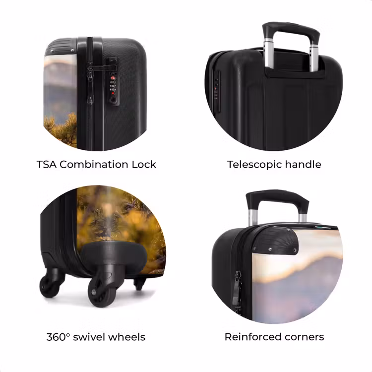 Suitcase - Eagle - Tree - Mountains - Green — 8