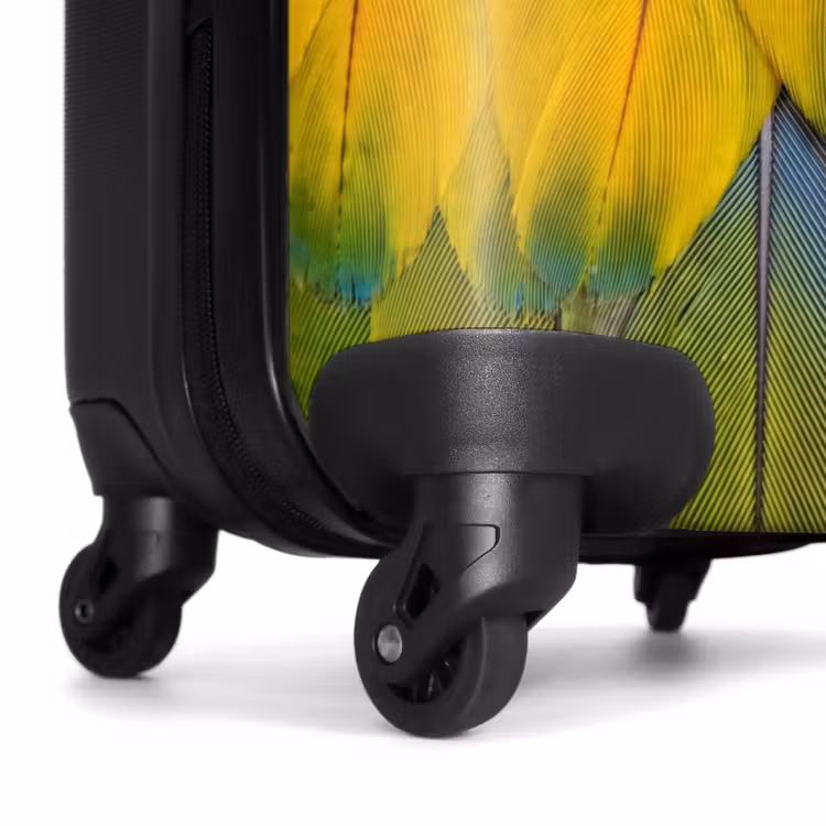 Suitcase - Feathers - Macaw - Colorful — 7