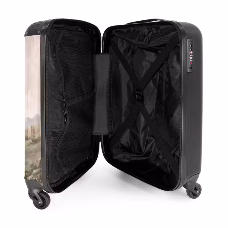Suitcase - Hilly Landscape - Trees - Nature - Greenery — 5