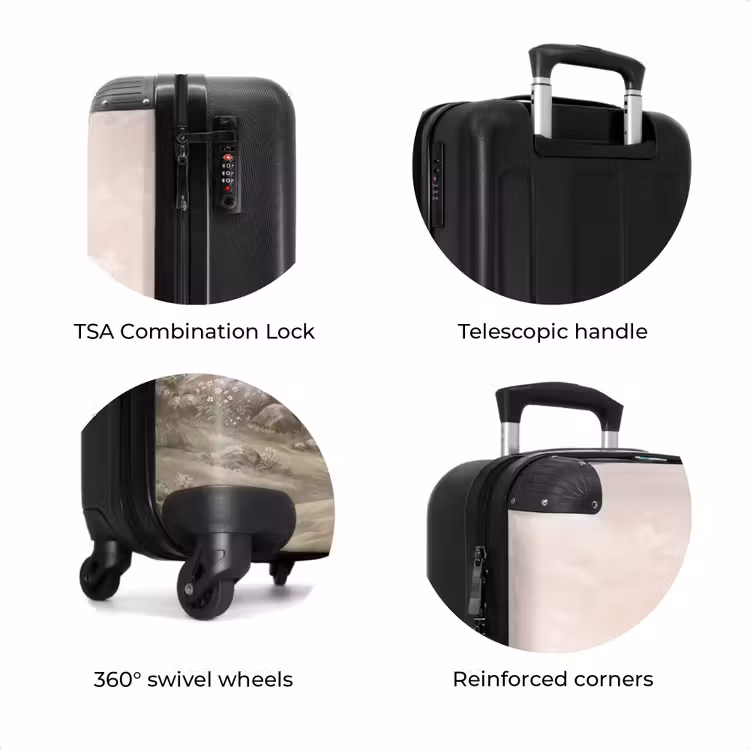 Suitcase - Hilly Landscape - Trees - Nature - Greenery — 8