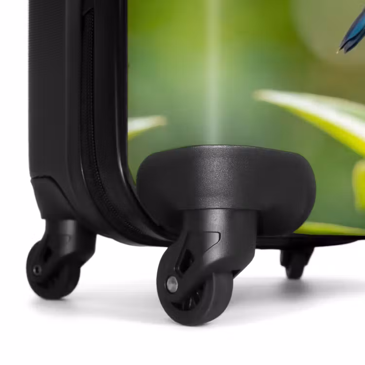 Suitcase - Hummingbird - Flower - Nature - Green — 7