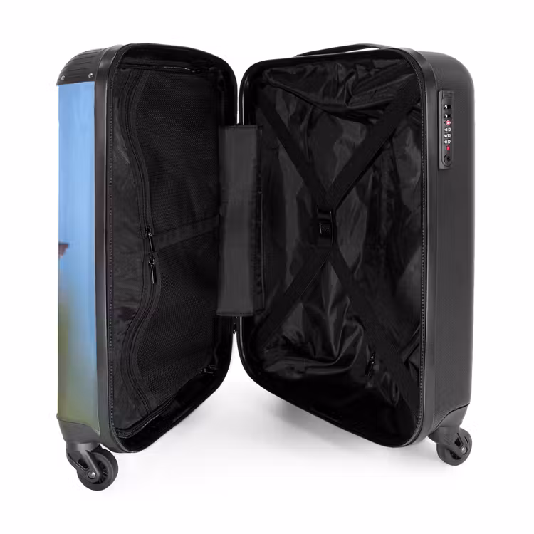 Suitcase - Hummingbird - Flower - Nature - Green — 5