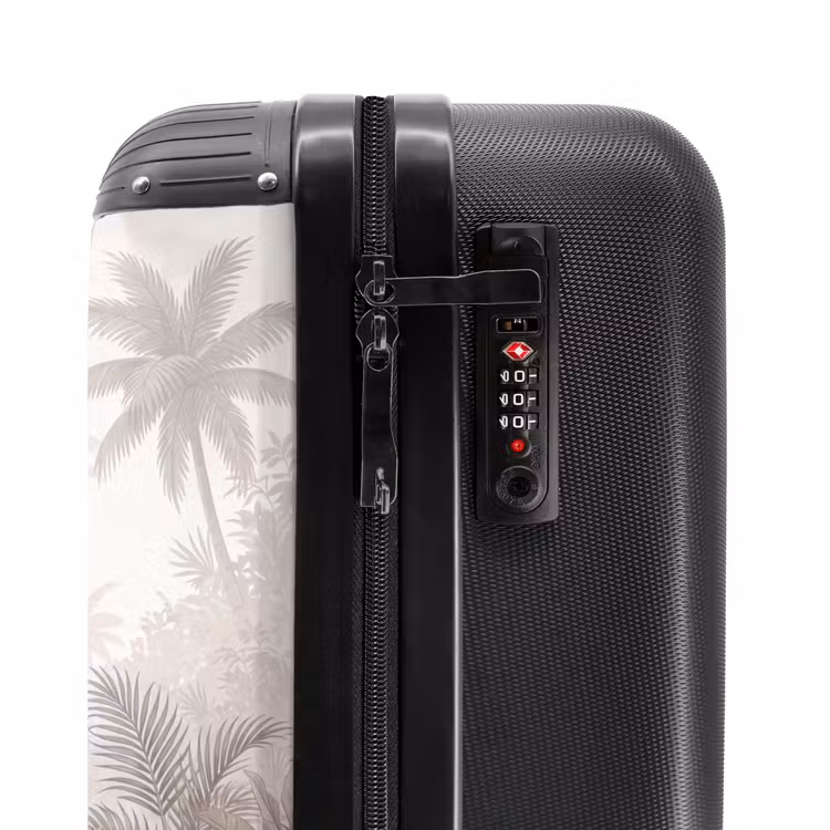 Suitcase - Jungle - Tropical - Nature - Vintage - Beige — 6