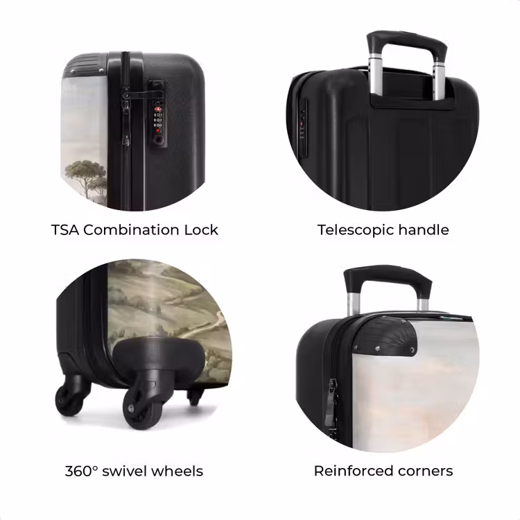 Suitcase - Landscape - Hills - Dirt Road - Green — 8