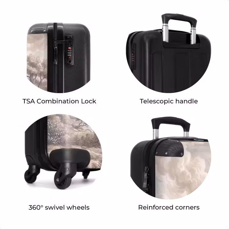 Suitcase - Landscape - Mountains - Lake - Nature — 8