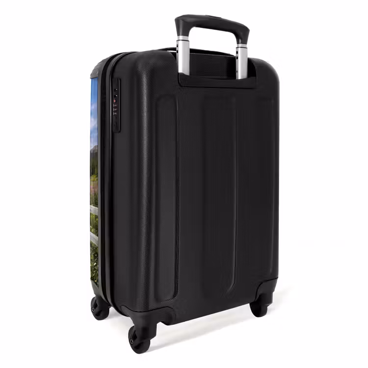 Suitcase - Mountains - Lake - Landscape - Blue — 4