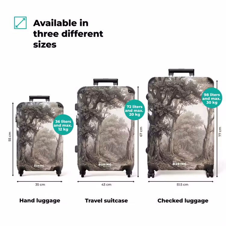 Suitcase - Nature - Forest - Oak — 3