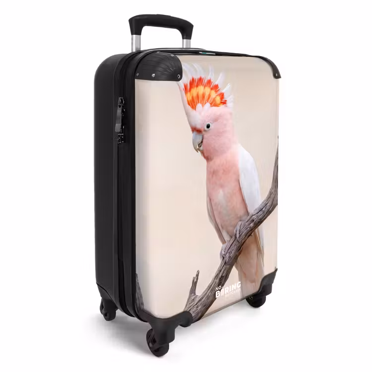 Suitcase - Parrot - Branch - Pink — 2