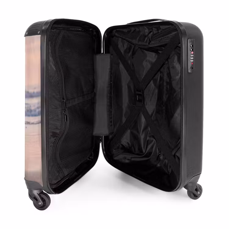 Suitcase - Sea - Birds - Beach — 5
