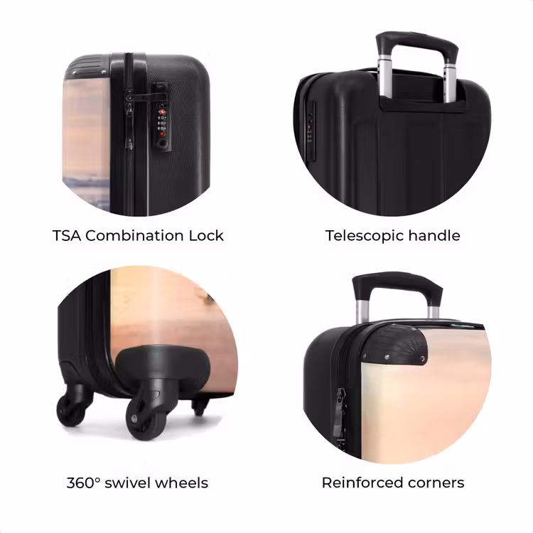 Suitcase - Sea - Birds - Beach — 8