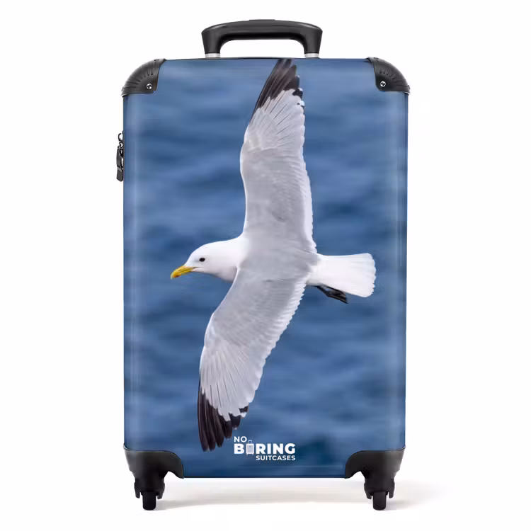 Suitcase - Seagull - Ocean - Blue — 1