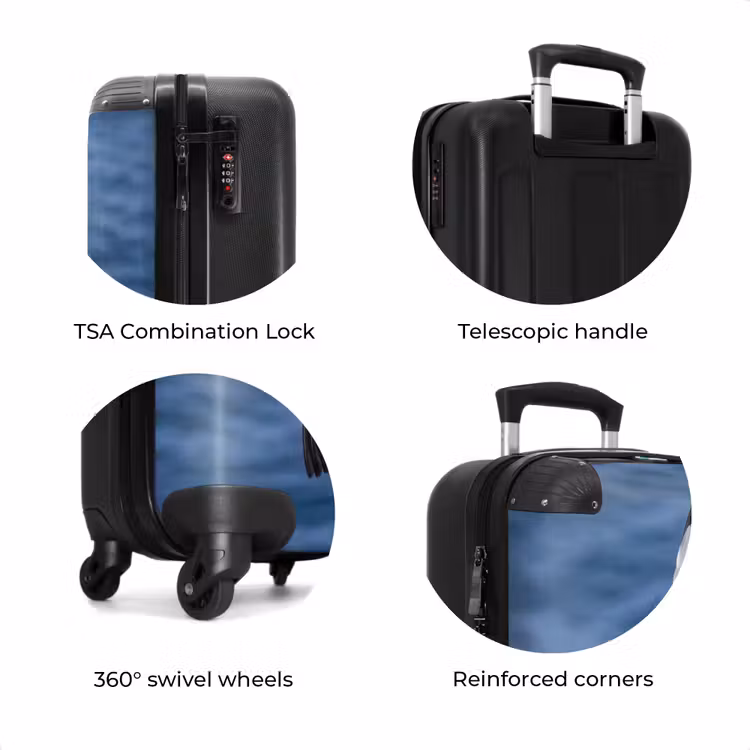 Suitcase - Seagull - Ocean - Blue — 8