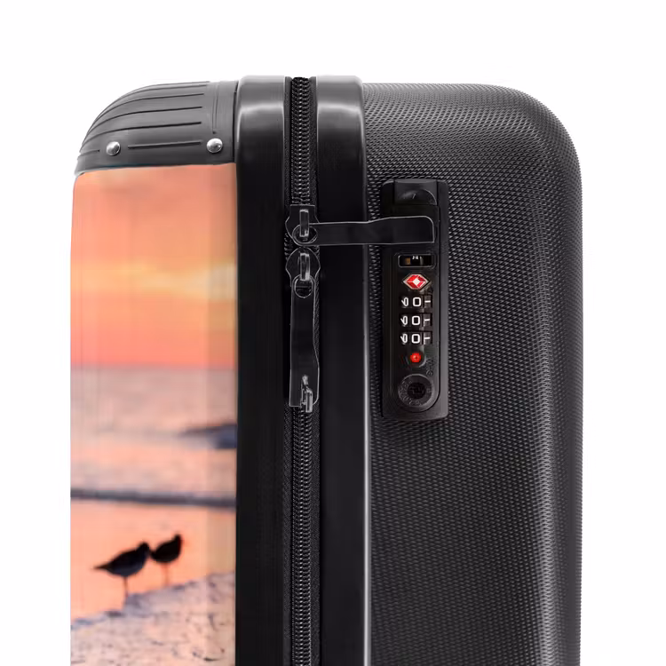 Suitcase - Seagulls - Beach - Sea - Pink — 6