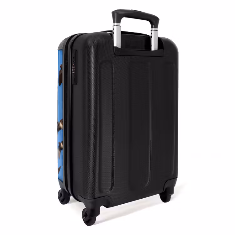 Suitcase - Swallows - Flying - Blue — 4