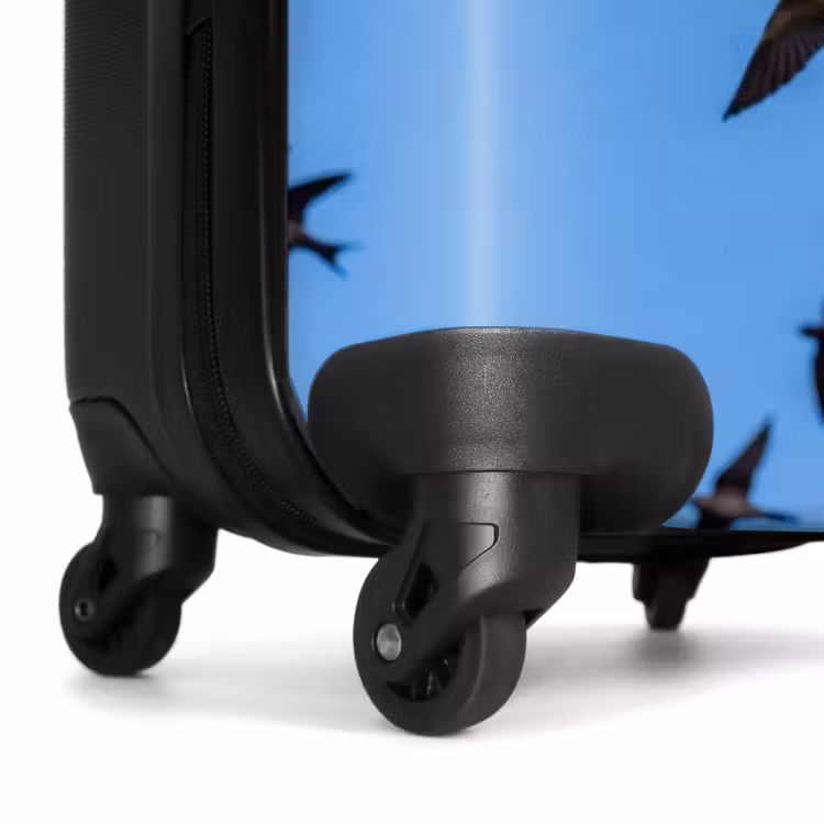 Suitcase - Swallows - Flying - Blue — 7