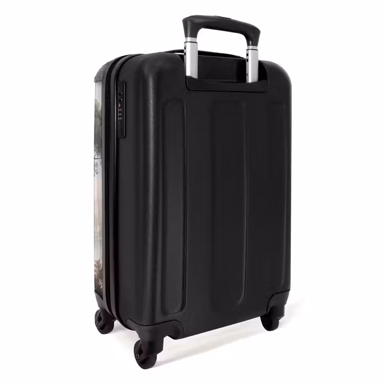 Suitcase - Trees - Lake - Mountains - Illustration — 4
