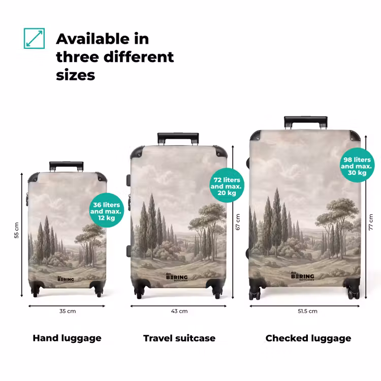 Suitcase - Valley - Forest - Nature - Greenery — 3